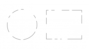 Prawo domknięcia. Źródło: [https://commons.wikimedia.org/wiki/File:Gestalt_closure.svg]