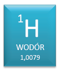 Wodór - pierwszy pierwiastek w grupie pierwszej bloku s.